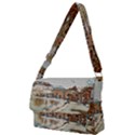 Birds And People On Lake Garda Full Print Messenger Bag (L) View1