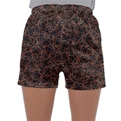 Random Abstract Geometry Motif Pattern Sleepwear Shorts by dflcprintsclothing