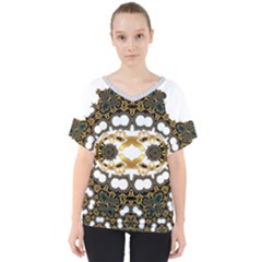  Im Fourth Dimension Trockit V-neck Dolman Drape Top by imanmulyana