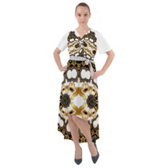  Im Fourth Dimension Trockit Front Wrap High Low Dress by imanmulyana