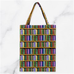 Books On A Shelf Classic Tote Bag by TetiBright