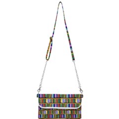 Books On A Shelf Mini Crossbody Handbag by TetiBright