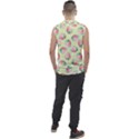 Colorful Easter Eggs Pattern Green Men s Regular Tank Top View2