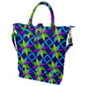 Colorful stars pattern                                                                     Buckle Top Tote Bag View1