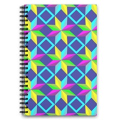 Colorful Stars Pattern                                                                     5 5  X 8 5  Notebook New by LalyLauraFLM