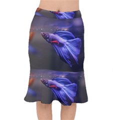 Betta Fish Photo And Wallpaper Cute Betta Fish Pictures Short Mermaid Skirt by StoreofSuccess