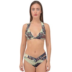 On The Way To Lake Garda, Italy  Double Strap Halter Bikini Set by ConteMonfrey