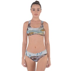 Side Way To Lake Garda, Italy  Criss Cross Bikini Set by ConteMonfrey