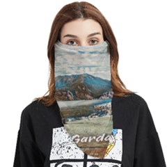 Calm Day On Lake Garda Face Covering Bandana (triangle) by ConteMonfrey