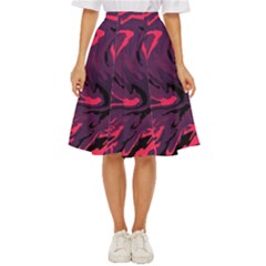 Abstract Pattern Texture Art Classic Short Skirt by Jancukart