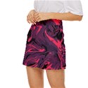 Abstract Pattern Texture Art Mini Front Wrap Skirt View2