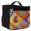 Chickens Pixel Pattern - Version 1b Make Up Travel Bag (Small) View1