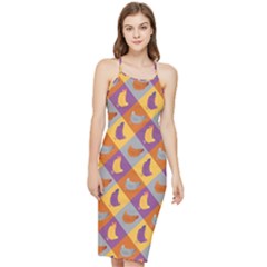 Chickens Pixel Pattern - Version 1b Bodycon Cross Back Summer Dress by wagnerps