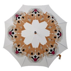 Cardigan Corgi Face Hook Handle Umbrellas (large) by wagnerps