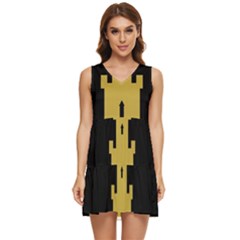 Finnmark Flag Tiered Sleeveless Mini Dress by tony4urban
