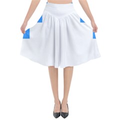 Akershus Flag Flared Midi Skirt by tony4urban