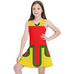 Auvergne Flag Kids  Lightweight Sleeveless Dress by tony4urban