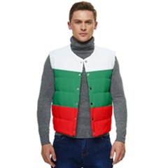 Bulgaria Men s Short Button Up Puffer Vest	 by tony4urban