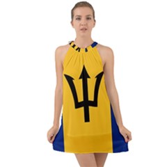 Barbados Halter Tie Back Chiffon Dress by tony4urban