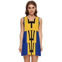 Barbados Tiered Sleeveless Mini Dress by tony4urban