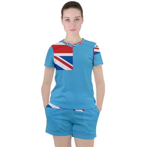 Fiji Women s Tee And Shorts Set by tony4urban
