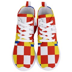 Antwerp Flag Women s Lightweight High Top Sneakers by tony4urban