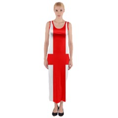 England Fitted Maxi Dress by tony4urban