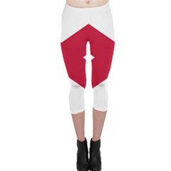 Anglo Irish Flag Capri Leggings  by tony4urban