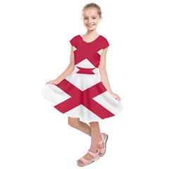 Anglo Irish Flag Kids  Short Sleeve Dress by tony4urban