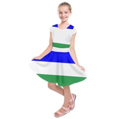 Ladinia Flag Kids  Short Sleeve Dress by tony4urban