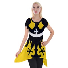 Dolnoslaskie Flag Short Sleeve Side Drop Tunic by tony4urban