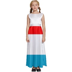 Luxembourg Kids  Satin Sleeveless Maxi Dress by tony4urban