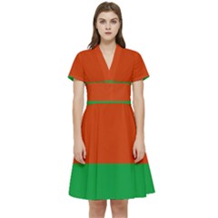 Belarus Short Sleeve Waist Detail Dress by tony4urban