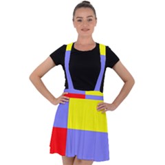 Nitriansky Flag Velvet Suspender Skater Skirt by tony4urban