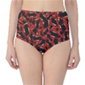 Ugly Open Mouth Graphic Motif Print Pattern Classic High-Waist Bikini Bottoms View1
