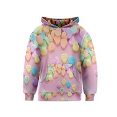 Valentine Day Heart Capsule Kids  Pullover Hoodie by artworkshop