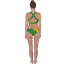 Background Pattern Texture Design Cross Back Hipster Bikini Set View2