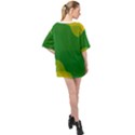 Background Pattern Texture Design Oversized Chiffon Top View2