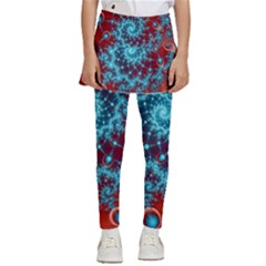 Fractal Pattern Background Kids  Skirted Pants by danenraven