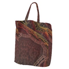 Fractal Pattern Geometric Pattern Giant Grocery Tote by danenraven