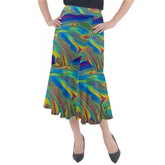My Bubble Project Fit To Screen Midi Mermaid Skirt by artworkshop