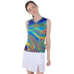 My Bubble Project Fit To Screen Women s Sleeveless Sports Top by artworkshop