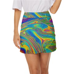 My Bubble Project Fit To Screen Mini Front Wrap Skirt by artworkshop