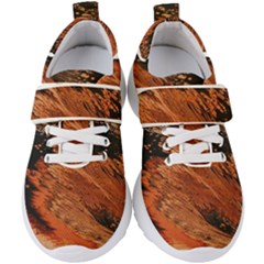 Painting Wallpaper Kids  Velcro Strap Shoes by artworkshop