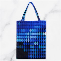 Pattern Blue Logo Classic Tote Bag by artworkshop