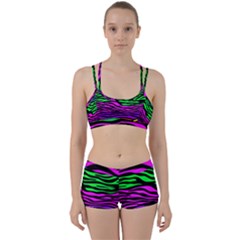 Colorful Zebra Perfect Fit Gym Set by Angelandspot