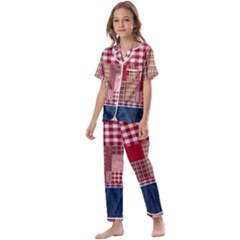 Country Bumpkin Kids  Satin Short Sleeve Pajamas Set by PollyParadiseBoutique7