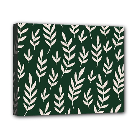 Leaves Foliage Plants Pattern Canvas 10  X 8  (stretched) by Ravend