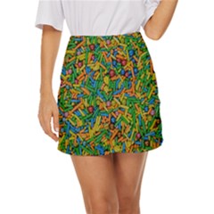 Sugar Ornament Sweet Snack Mini Front Wrap Skirt by Ravend