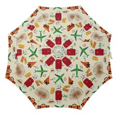 Suitcase Tickets Plane Camera Straight Umbrellas by Ravend